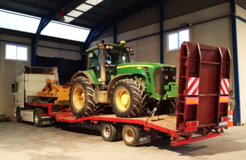 Transporte de maquinaria agrícola y tractores - MURPATRANS